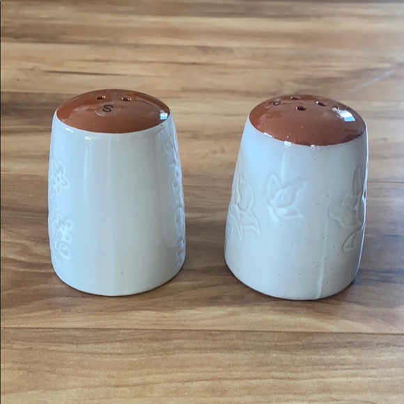 Pier 1 Glazed Terracotta Salt & Pepper Shaker - Picture 3 of 12